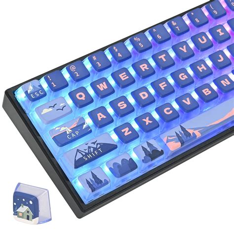 Buy Fogruaden Pudding Keycaps 60 Percent, 118 Dye-Sublimation Keycaps Set, ASA Profile Custom ...