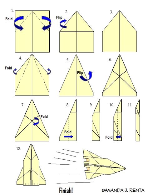 How to make an F22 Paper Plane by Lady-Autobot17 on DeviantArt