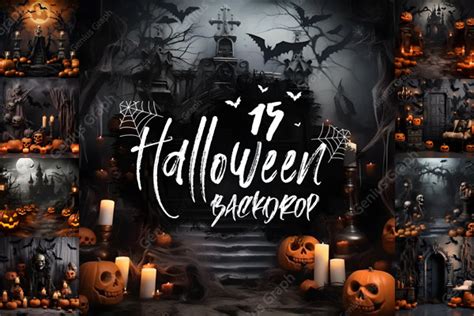 Halloween Digital Backdrops Bundle - FreeGFX4u