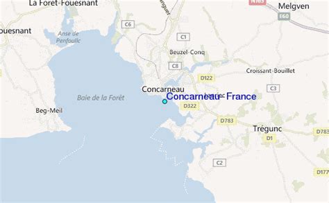 Concarneau, France Tide Station Location Guide