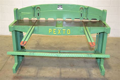 Pexto 152-J 52″ x 16 GA Stomp / Foot Shear w/ Back Gauge - The Equipment Hub