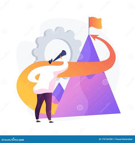 Business Mission Vector Concept Metaphor Stock Vector - Illustration of businessman, icon: 176744780