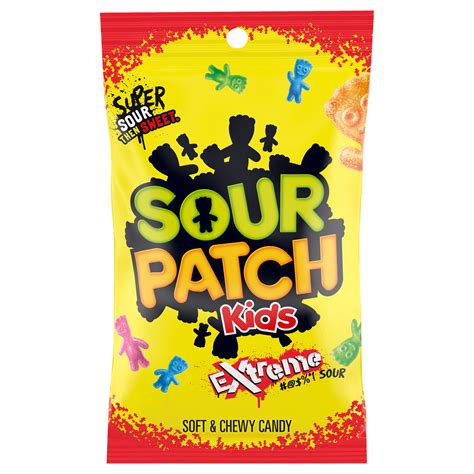 SOUR PATCH KIDS Original Extreme Sour Gummy Chews, Soft & Chewy Candy, 7.2 oz - Walmart.com