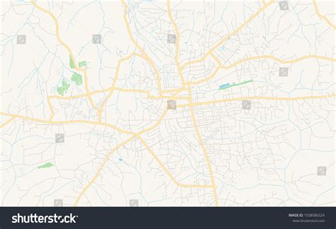 Printable Street Map Gulu Uganda Map Stock Vector (Royalty Free) 1558586324 | Shutterstock