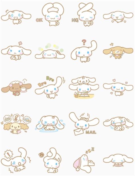 Cinnamoroll Sanrio Sticker Cinnamoroll Sanrio Cinnamon Bun Descubre ...