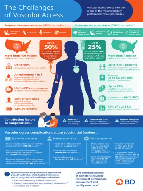 BD-14754 The Challenges of Vascular Access Infographic | PDF