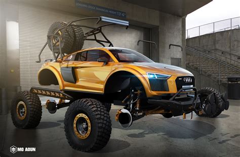 Rally Fighter Car ~ Audi R8 Off-roader Rendering Looks Set To Conquer The Baja Rally | tilamuski