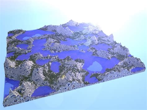 Crazy Alien Planet [1Kx1K] [alien planet edition] Minecraft Map