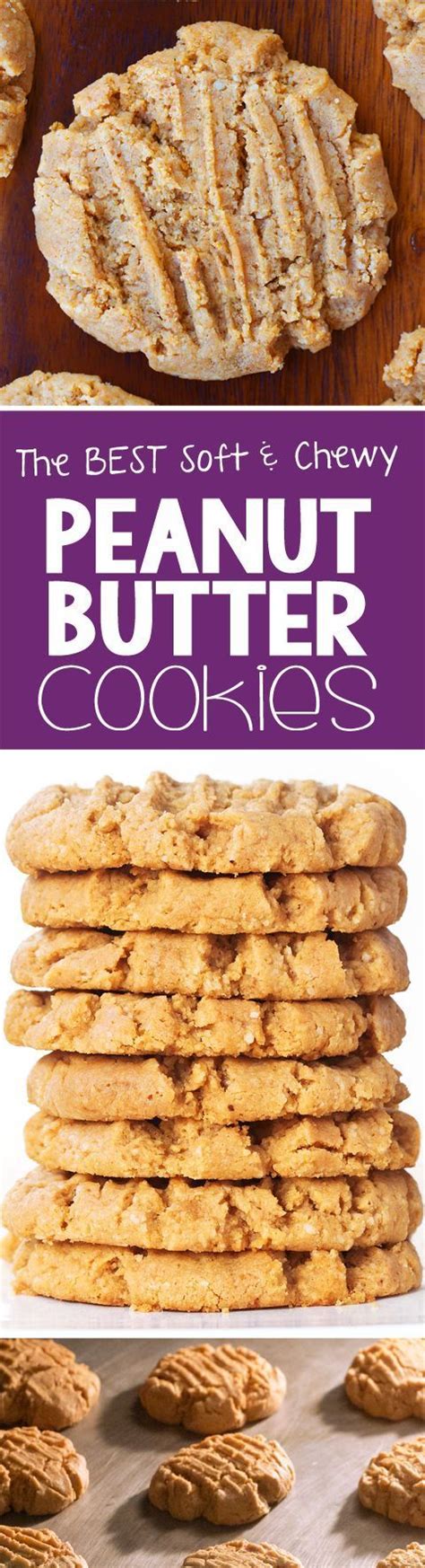 The BEST Peanut Butter Cookie Recipe!!! | Vegan peanut butter cookies, Chewy peanut butter ...