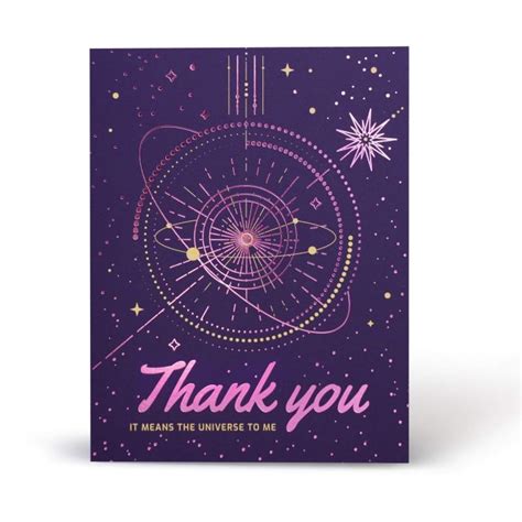 Thank you Purple Greeting Card - Compoco