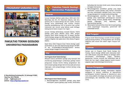 Teknik Geologi – Universitas Padjadjaran