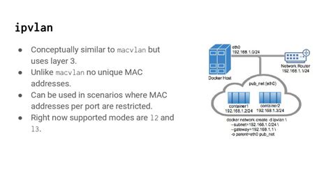 macvlan and ipvlan at Docker Bangalore July 2016 meetup - Speaker Deck