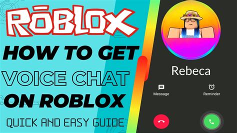 How to get Voice Chat on Roblox: A Quick and Easy Guide - Nosware