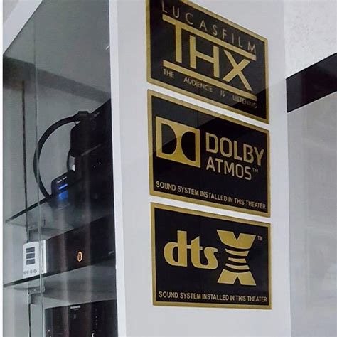 Signage ( Dolby Atmos, THX, 4K, DTS-X, Home Cinema ), Hobbies & Toys, Music & Media, Music ...