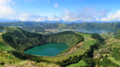 The Active Volcano in the Azores; Sete Cidades - YouTube