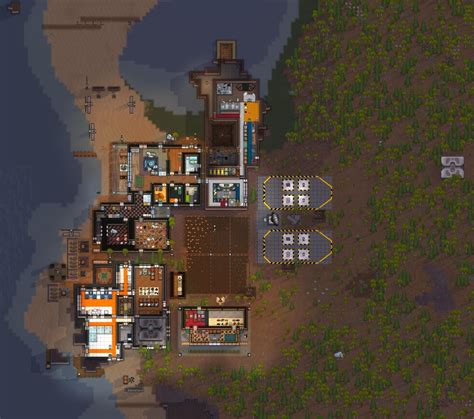 My randomly designed base in year 4 : RimWorld