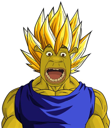 Shrek Goes Super Saiyan by BalleNiggus on DeviantArt