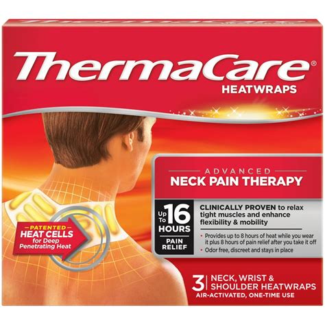 ThermaCare Advanced Neck Pain Therapy, Shoulder Pain Relief Patches ...