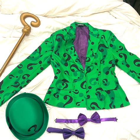 Suitmeister | Jackets & Coats | Lady Riddler Costume Set Halloween ...