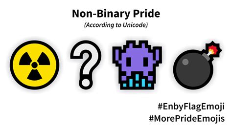 Nonbinary Flag Emoji | More Pride Emojis