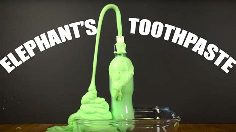 ELEPHANT’S TOOTHPASTE: An impressive experiment you can try at home - YouTube