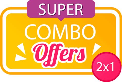 Super Combo Offers Vector PNG | Combo, Offer, Super