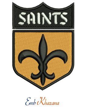 New Orleans Saints Logo embroidery design | New orleans saints logo ...