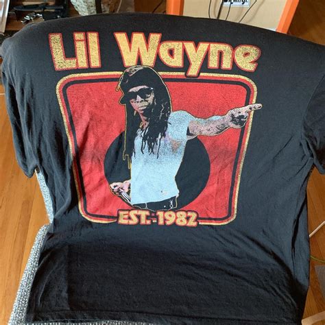 Lil Wayne t shirt size S never worn. Oversized - Depop