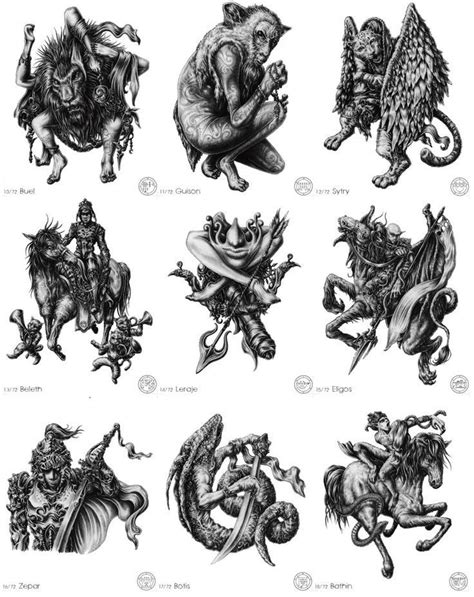 ars goetia Demons: | Baphomet ... | Demonology, Demon art, Demon