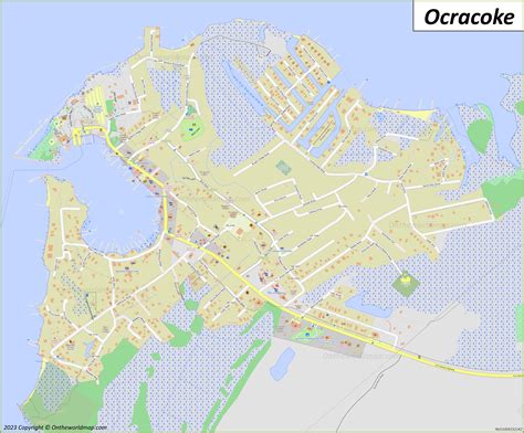 Ocracoke Island Map | North Carolina, U.S. | Detailed Maps of Ocracoke ...