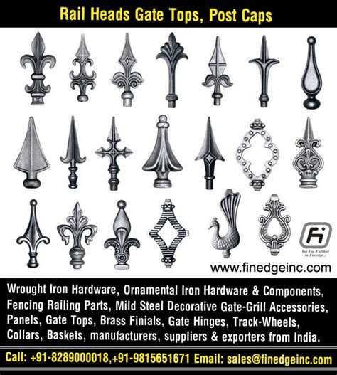 Decorative wrought iron and ornamental iron components, fencing ...