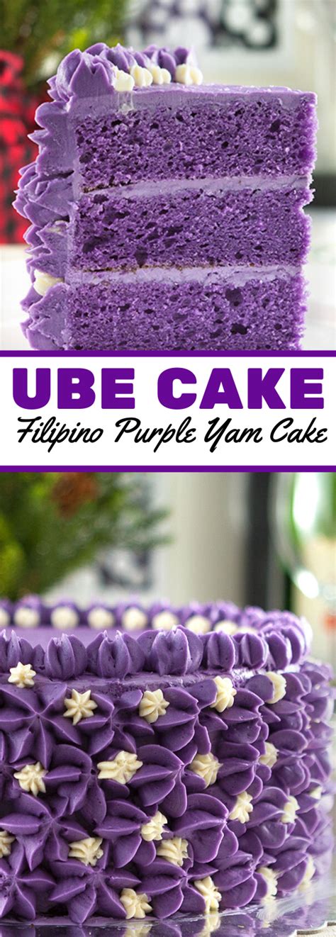 Ube Cake (Filipino Purple Yam Cake) #desserts #partycake