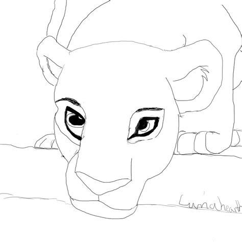 Nala Lineart by Lunahearth on DeviantArt