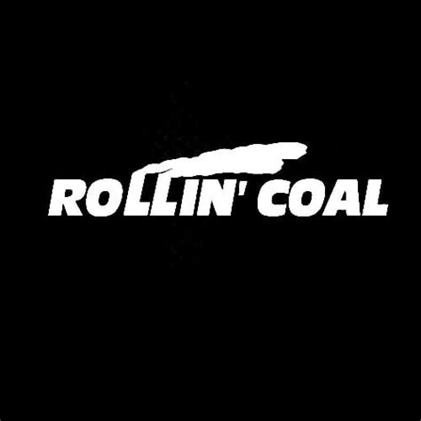 Rolling Coal Diesel A4 Vinyl Decal Stickers