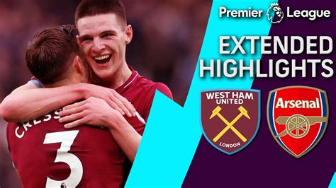 West Ham v. Arsenal | PREMIER LEAGUE EXTENDED HIGHLIGHTS | 1/12/19 ...