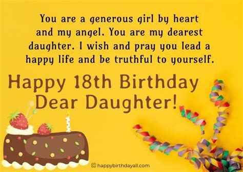 Happy 18th Birthday Wishes To My Daughter - Hailee Marcellina