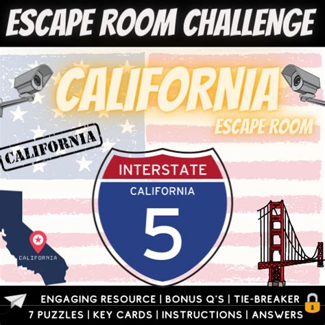 Cre8tive Resources - California Jail Break Escape Room