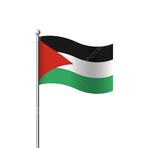 Palestinian Clipart Vector, A Palestinian Flag Flying, Palestinian ...