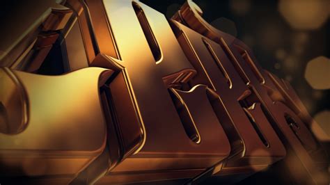 3D Gold Logo Reveal – EnzeeFX