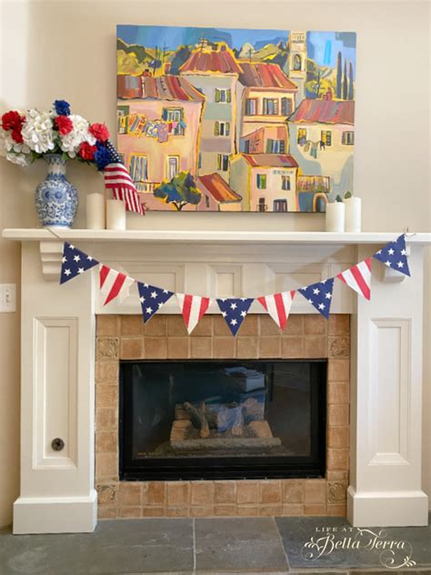 Two Easy DIY Patriotic Garlands | Life at Bella Terra