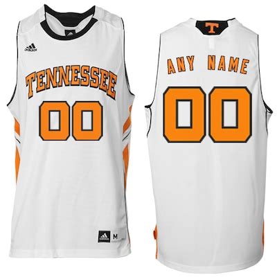 adidas Tennessee Volunteers Customizable Basketball Jersey - White ...