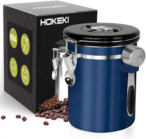 Airtight Coffee Canister | Stainless steel containers, Coffee canister, Airtight food storage