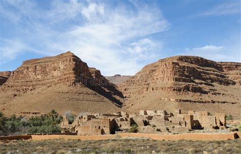 Moroccan Village 2 stock image. Image of mountains, valley - 13419475