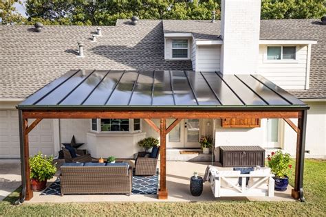 Cover Your Pergola w/ our Premium Standing Seam Pergola Cover System | Patio remodel, Patio ...