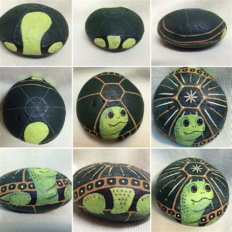 Image result for painted turtle rock | Turtle painted rocks, Rock painting patterns, Painted ...