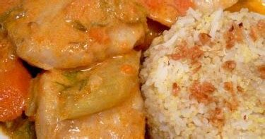 Basa Fillets in Red Coconut Curry