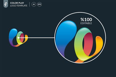 Color Play Logo #Play#Color#Templates#Logo | Templates, Logo templates, Presentation templates
