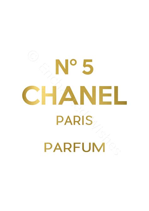 Printable Chanel No 5 Logo - Printable Templates