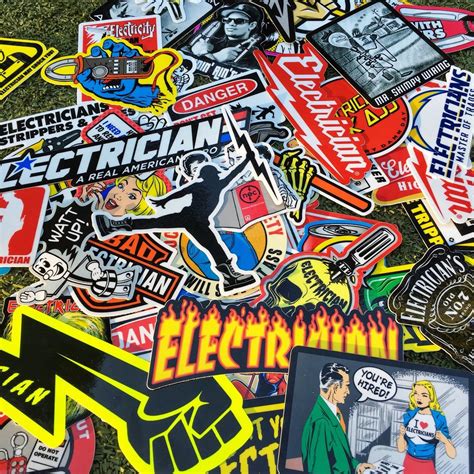 NEW ELECTRICIAN Hard Hat Stickers 55 Hardhat Sticker and - Etsy