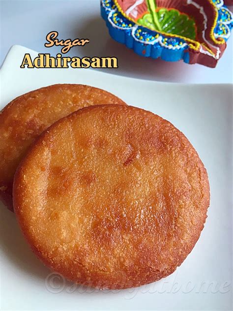 Sugar adhirasam, Sugar Ariselu recipe, Adhirasam with sugar - Sandhya's recipes